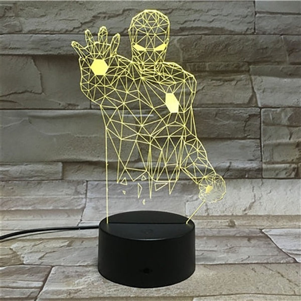 3D Lamp Illusion Touch Night Light