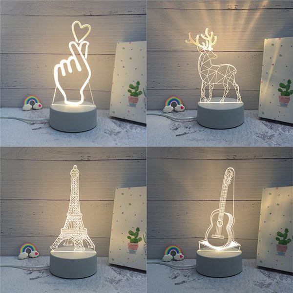 Novelty Creative 3D LED Night Lights