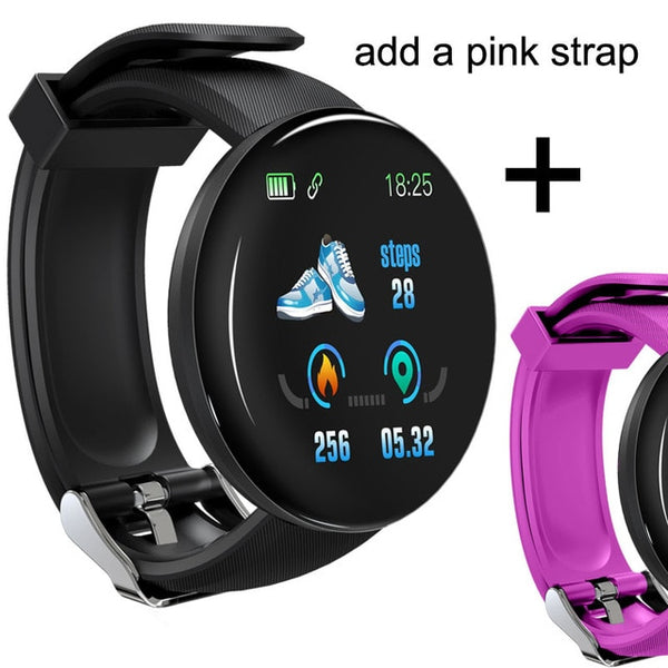 Waterproof Blood Pressure Round Smartwatch