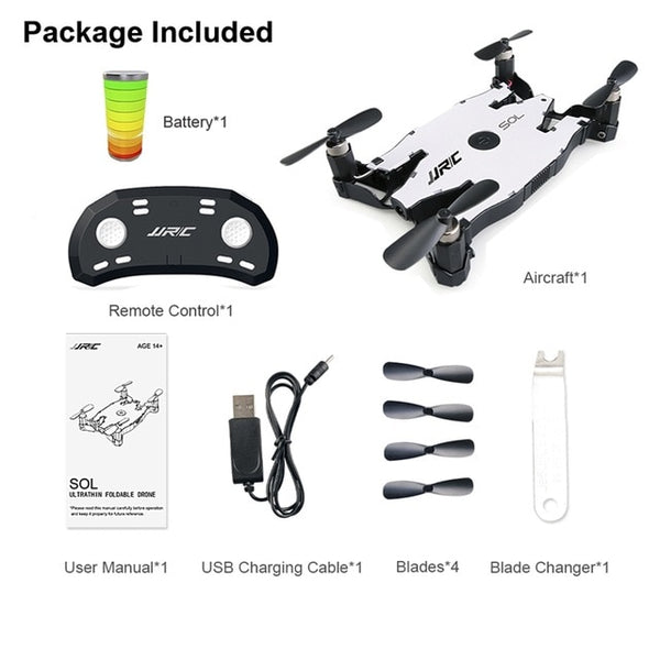 Ultrathin Wifi FPV Selfie Drone With 720P Camera