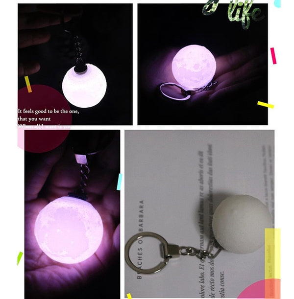 3D Print Globe Moon Light