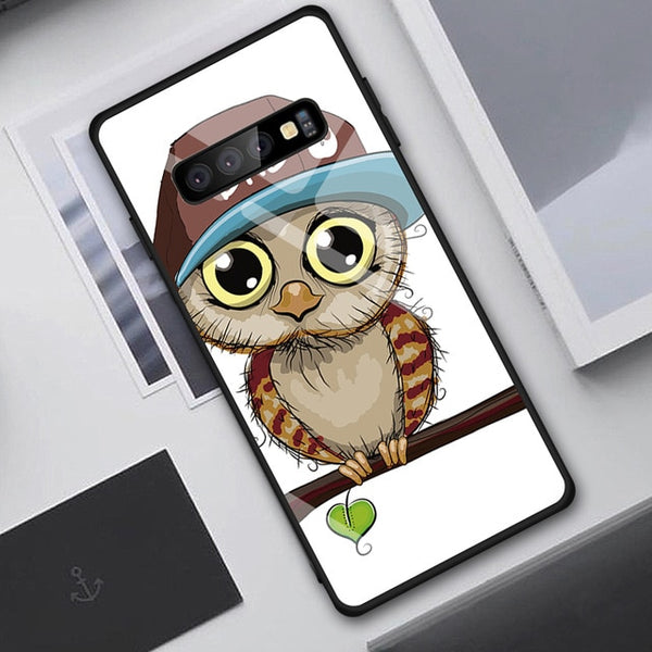 Tempered Glass Case For Samsung Galaxy