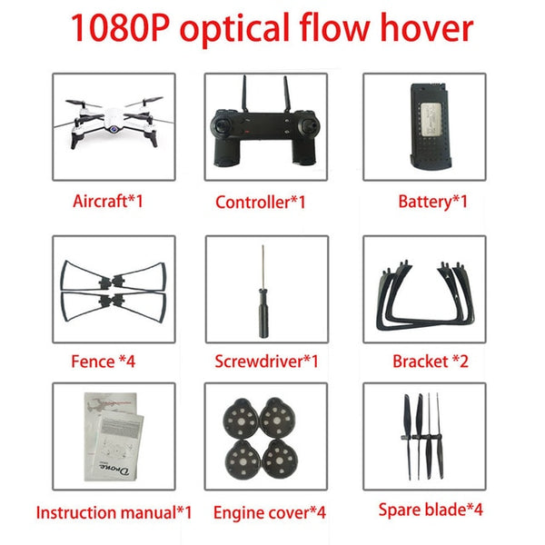 1080p Optical Flow Dual Camera Drone