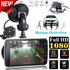 1080P 4" IPS Front+Rear  G-sensor Dash Camera