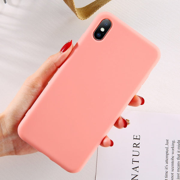 Candy Color Phone Case For iPhone