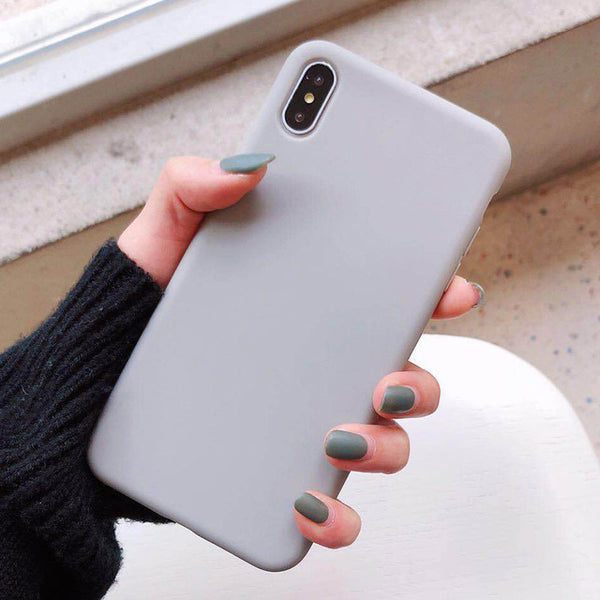 Candy Color Phone Case For iPhone