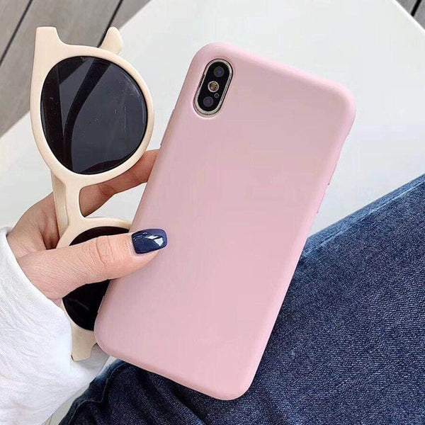 Candy Color Phone Case For iPhone