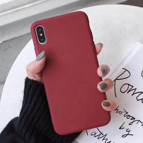 Candy Color Phone Case For iPhone