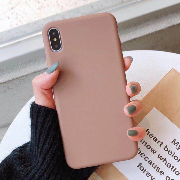 Candy Color Phone Case For iPhone