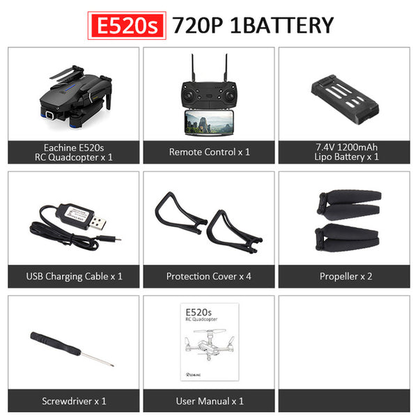 RC Drone With 4K/1080P HD Wide Angle Camera