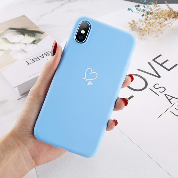 Colorful Love Heart Case For iPhone
