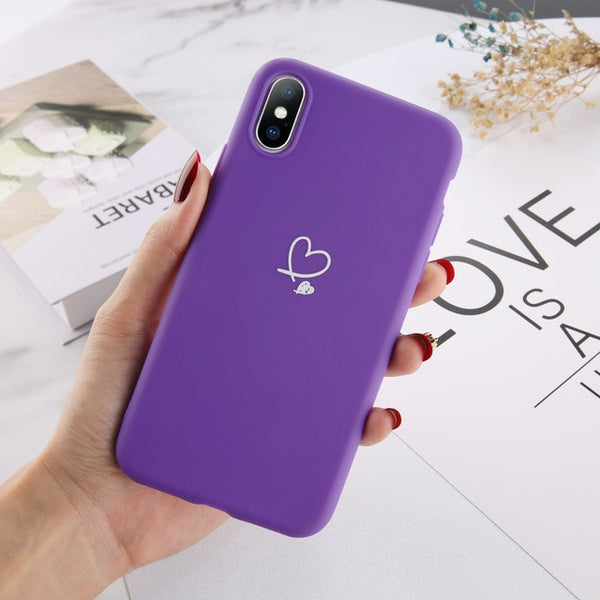 Colorful Love Heart Case For iPhone