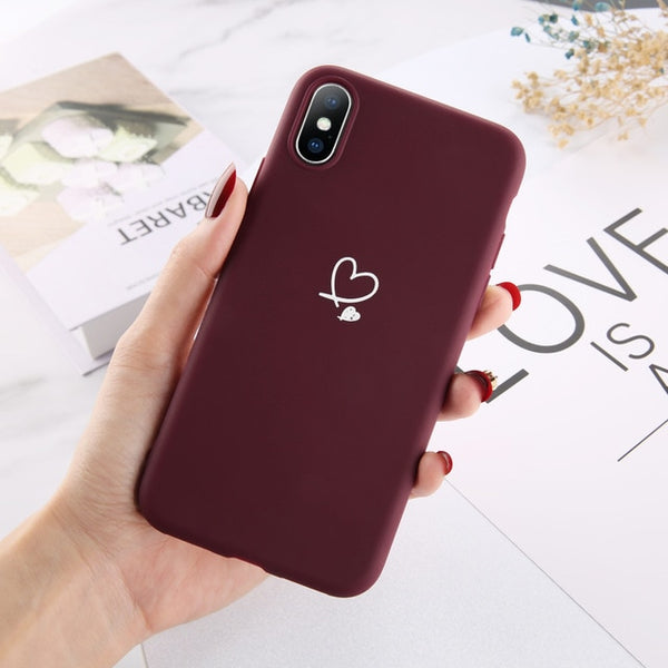 Colorful Love Heart Case For iPhone