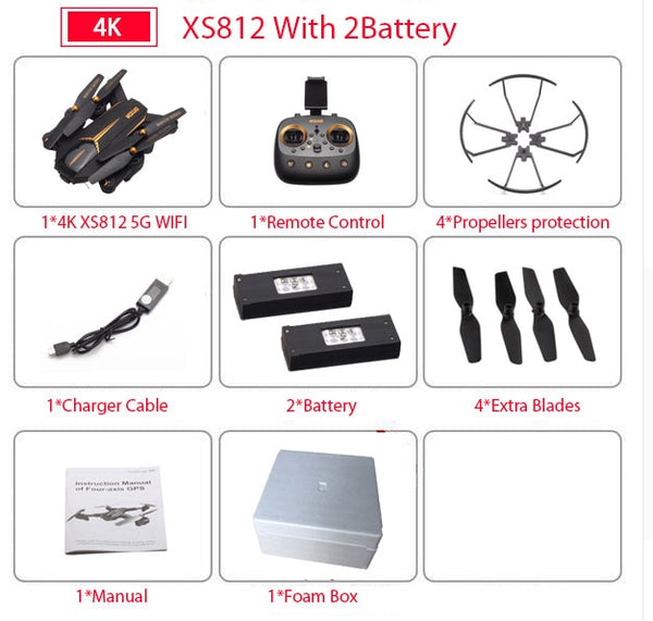 GPS RC Drone with 4K HD Camera