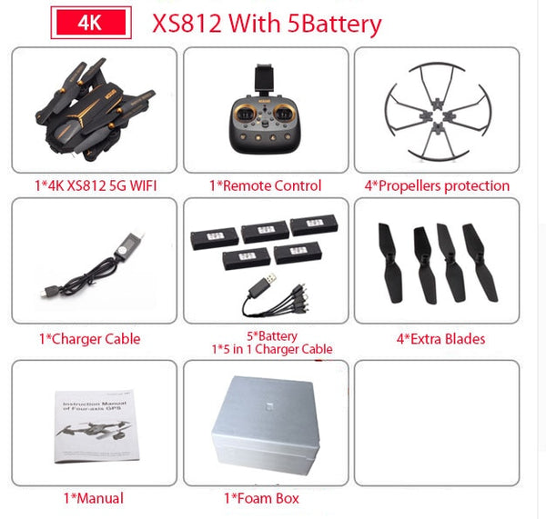 GPS RC Drone with 4K HD Camera