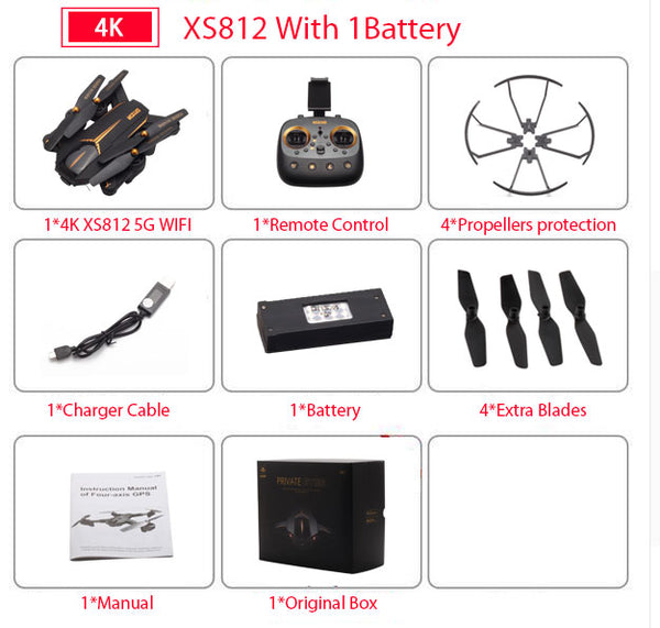 GPS RC Drone with 4K HD Camera