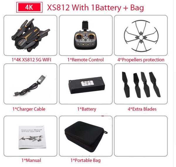 GPS RC Drone with 4K HD Camera