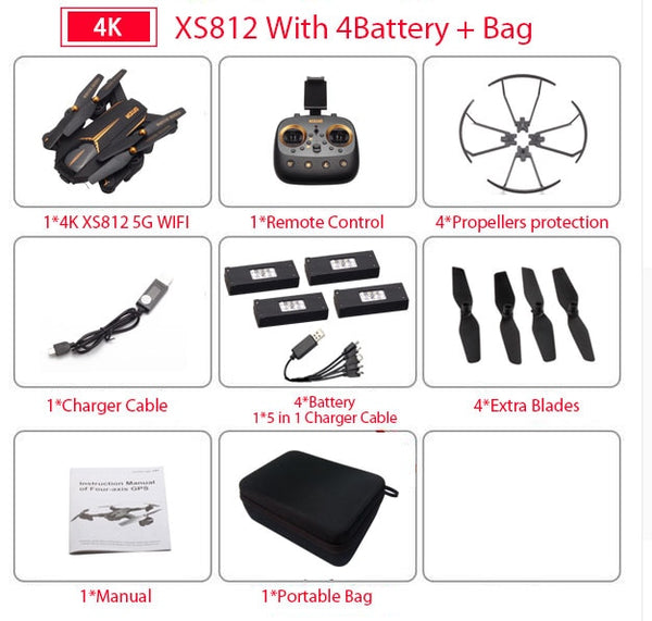 GPS RC Drone with 4K HD Camera