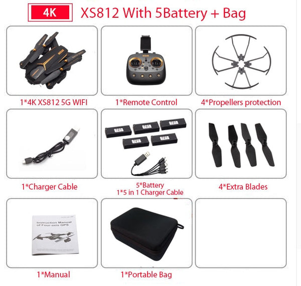 GPS RC Drone with 4K HD Camera