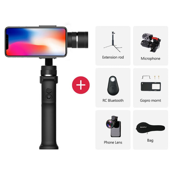3 Combo Smartphone Gimbal Stabilizer