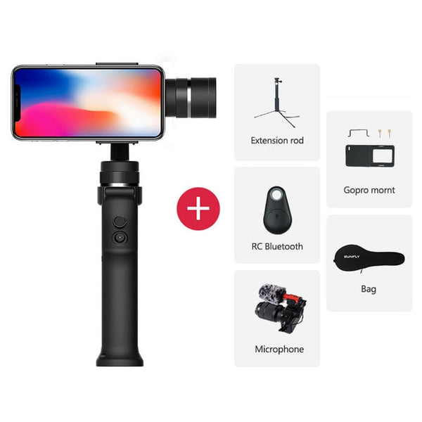 3 Combo Smartphone Gimbal Stabilizer