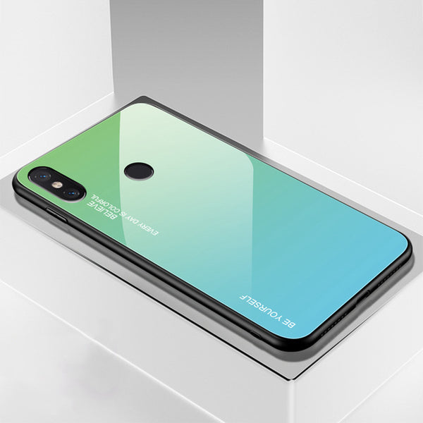 Gradient Tempered Glass Case For Xiaomi