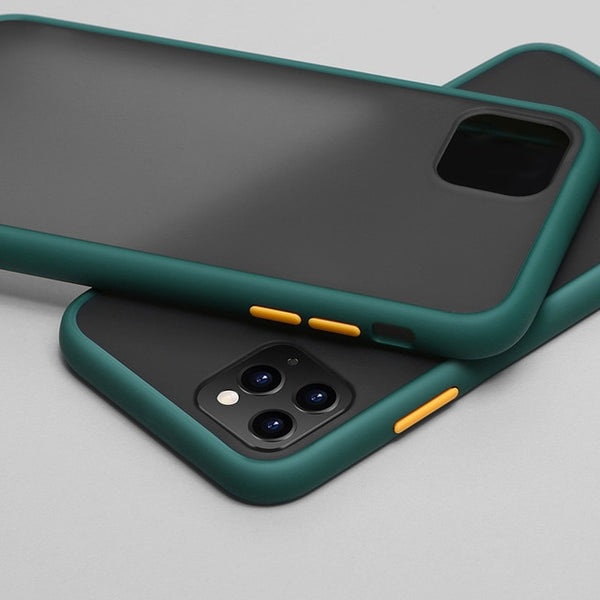 Luxury Contrast Color Frame Matte Case