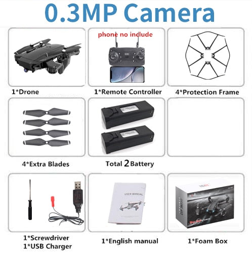 H13 RC 4K Drone With Wide-angle WiFi HD Camera