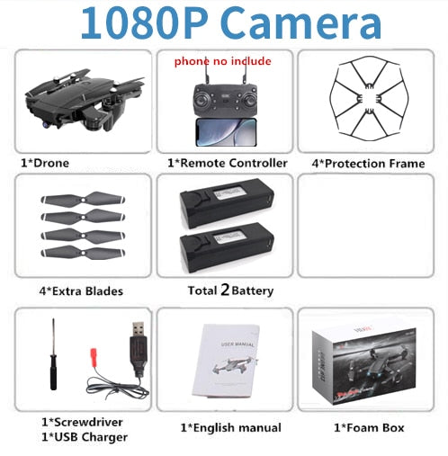 H13 RC 4K Drone With Wide-angle WiFi HD Camera