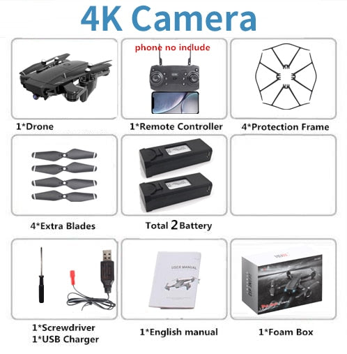 H13 RC 4K Drone With Wide-angle WiFi HD Camera