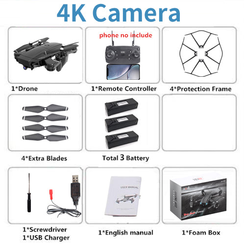 H13 RC 4K Drone With Wide-angle WiFi HD Camera