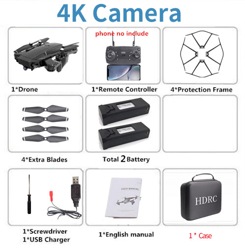 H13 RC 4K Drone With Wide-angle WiFi HD Camera