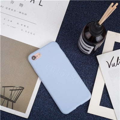 Luxury Thin Soft Color Phone Case