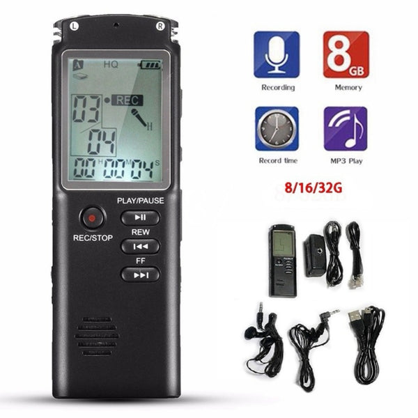 USB Professional Digital Audio Voice Recorder