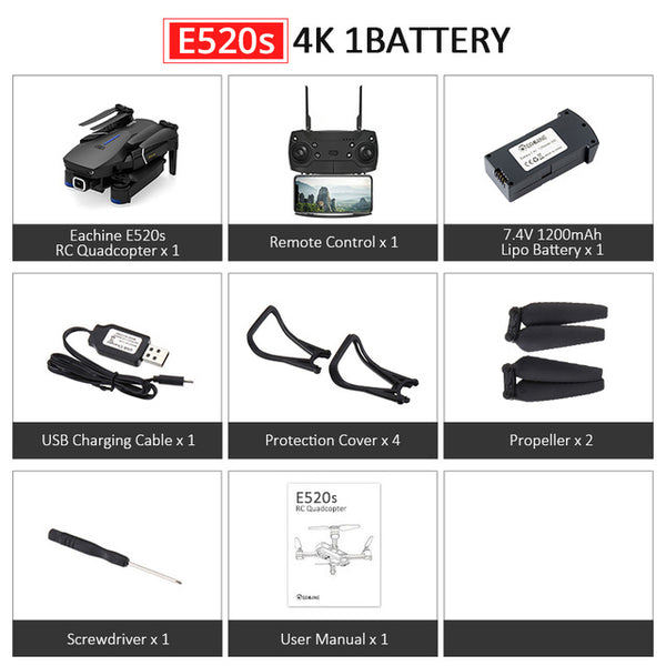 16mins Flight Time Foldable RC Camera Drones