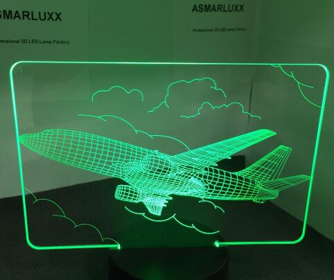 Air Plane 3D Light LED Table Lamp