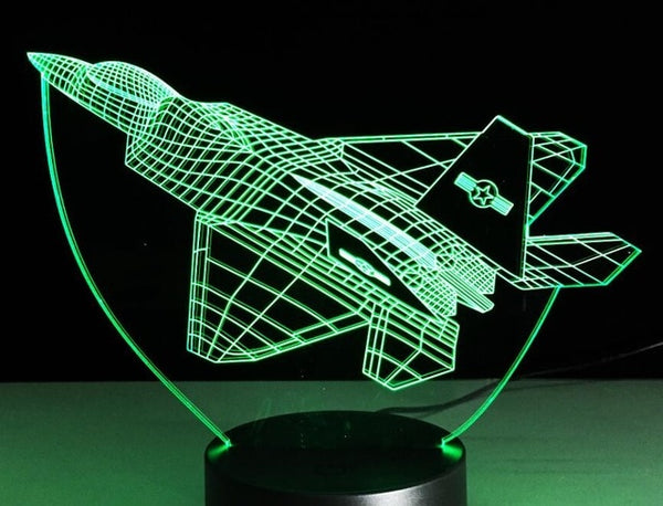 Air Plane 3D Light LED Table Lamp