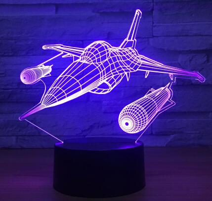 Air Plane 3D Light LED Table Lamp