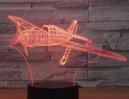 Air Plane 3D Light LED Table Lamp
