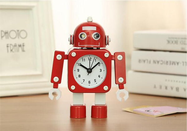Creative Children Cartoon Robot Alarm Clocks