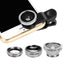 3-in-1 Wide Angle Macro Fisheye Lens